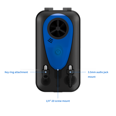 Tempest WEATHERmeter in its box with accessories