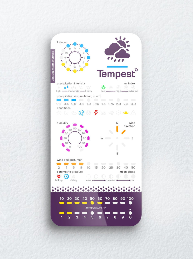 LightMap Weather Display for Tempest