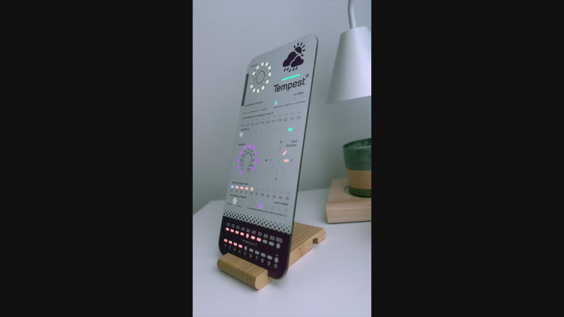 Load video: LightMap Weather Display for Tempest