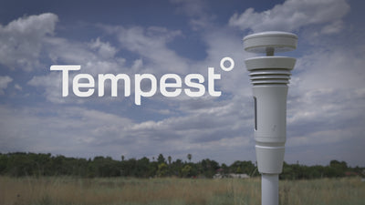Tempest weather station video showing different sensor locations, simple mounting and smart phone application
