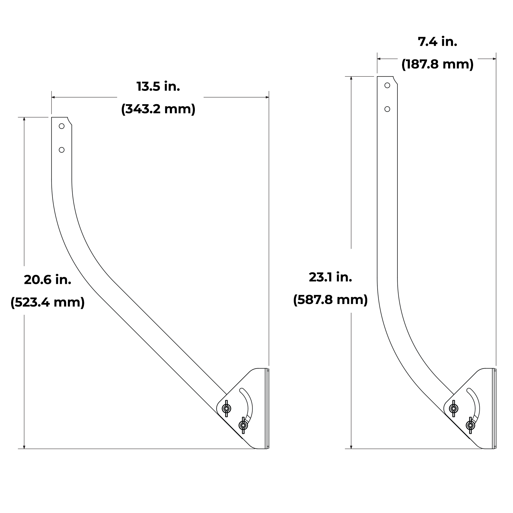 Universal mount for Tempest device alternative assembly