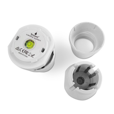 Tempest device pole mount detailed view of components