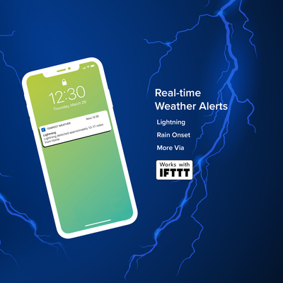 image showing how a real-time alert would show on a smart phone.